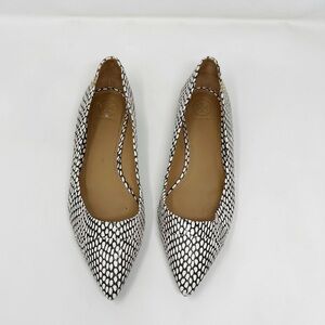 Tory Burch Penelope Snake Print Cap Toe